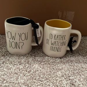 Rae Dunn Friends mugs